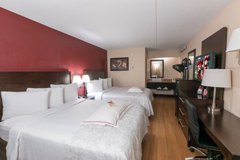 Premium Room, 2 Double Beds (Upgraded Bedding & Snack, Smoke Free)