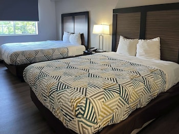 Deluxe Room, 2 Queen Beds, Non Smoking, Refrigerator & Microwave