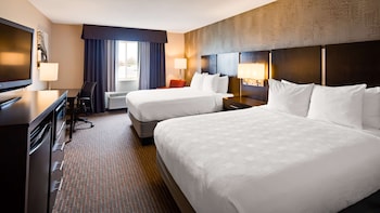 Standard Room, 2 Queen Beds, Non Smoking, Refrigerator & Microwave