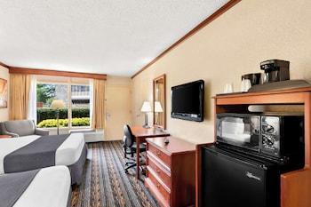 Standard Room, 2 Queen Beds, Non Smoking, Refrigerator & Microwave