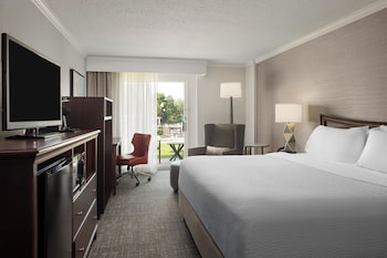 Room, 1 King Bed, Mobility Accessible, Pool View (Roll-In Shower)