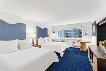 Classic Room, 2 Queen Beds, Club Lounge Access (Partial Ocean View)