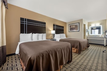 Standard Room, 2 Queen Beds, Non Smoking, Refrigerator & Microwave