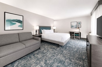 Suite, 1 King Bed with Sofa bed, Accessible, Microwave (Mobility & Hearing)