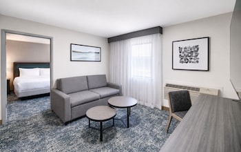 Suite, 1 King Bed with Sofa bed, Microwave