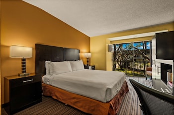 Standard Room, 1 King Bed, Refrigerator & Microwave, Courtyard View