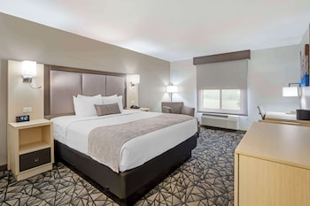 Standard Room, 1 King Bed, Non Smoking, Refrigerator & Microwave