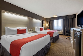 Standard Room, 2 Queen Beds, Non Smoking, Refrigerator & Microwave