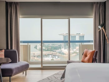 Executive Prestige Marina Bay, 2 Doubles, L65 Lounge Access, High Floor, Balcony, Marina Bay View