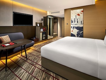 Premier Room, 1 King Plus, Balcony, City View