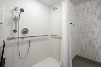 Suite, 1 King Bed with Sofa bed, Mobility Accessible (Mobility, Roll-In Shower)