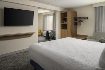 Suite, 1 King Bed with Sofa bed, Microwave