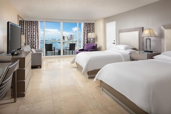 Room, 2 Double Beds, Mobility Accessible, Balcony (Mobility)