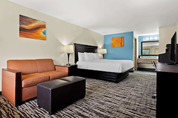 Standard Room, 1 King Bed, Non Smoking, Refrigerator & Microwave
