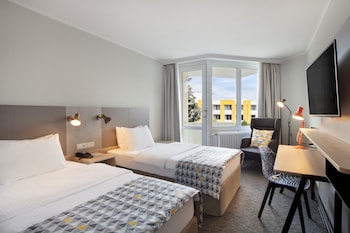 Standard Room, 2 Double Beds, Balcony