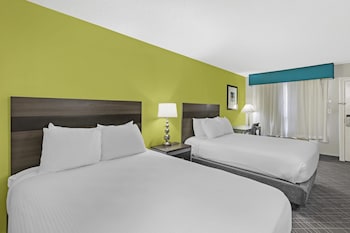 Standard Room, 2 Queen Beds, Non Smoking, Refrigerator & Microwave