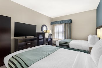 Standard Room, 2 Double Beds, Refrigerator & Microwave