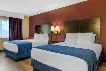 Standard Room, 2 Queen Beds, Non Smoking, Refrigerator & Microwave