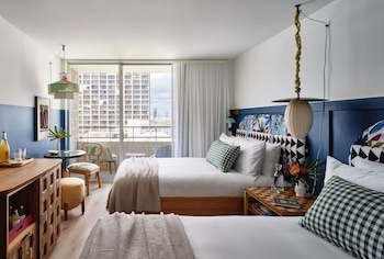 Premium Double Room, 2 Double Beds (View)