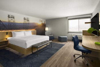 Suite, 1 King Bed, Non Smoking, Refrigerator & Microwave (Shower Only;Larger Room)