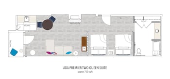 ADA Premier Two Queen Suite
