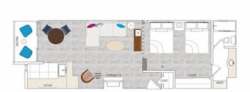 Premium Two Queen Suite with Balcony