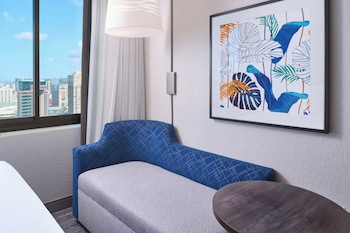 Standard Room, 2 Queen Beds, Partial Ocean View