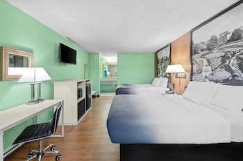Double Room, 2 Double Beds, Smoking