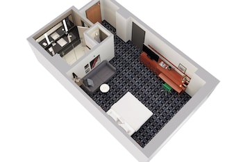 Room, 1 King Bed with Sofa bed, Hearing Accessible