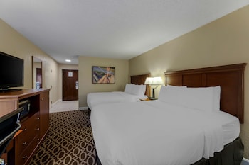 Standard Room, 2 Queen Beds, Non Smoking, Refrigerator & Microwave