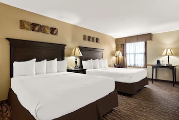 Standard Room, 2 Queen Beds, Non Smoking, Refrigerator & Microwave
