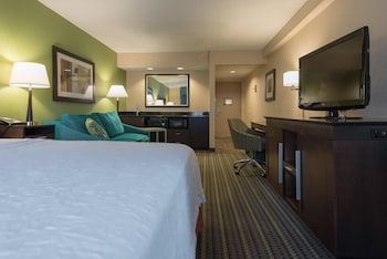 Suite, 1 King Bed with Sofa bed, Microwave