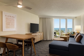 Suite, 1 King Bed with Sofa bed, Balcony, Partial Ocean View