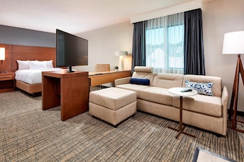 Studio, 1 Queen Bed with Sofa bed (Mobility/Hearing Access, Roll-In Shwr)