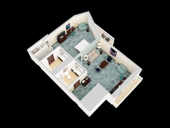 CORNER SUITE - HIGH FLOOR - OCEAN VW - 1KING