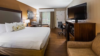 Standard Room, 1 King Bed, Non Smoking, Refrigerator & Microwave