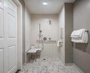 Studio Suite, 1 King Bed, Roll-in Shower, Kitchen (Mobility)