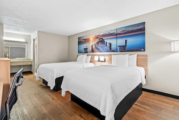 Double Room, 2 Double Beds, Smoking
