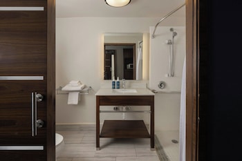 Room, 1 King Bed, Roll-in Shower