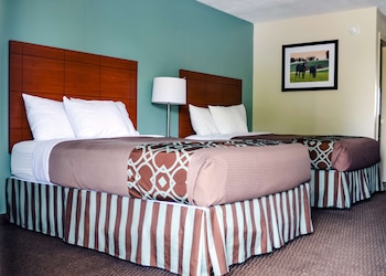 Standard Room, 2 Double Beds, Smoking, Refrigerator & Microwave
