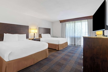 Standard Room, 2 Queen Beds, Non Smoking, Refrigerator & Microwave