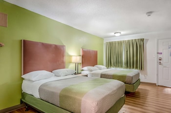 Standard Room, 2 Double Beds, Non Smoking, Refrigerator & Microwave