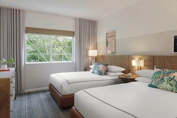 Premium Room, 2 Double Beds, Garden View