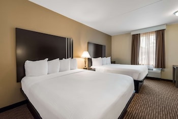 Standard Room, 2 Double Beds, Non Smoking, Refrigerator & Microwave