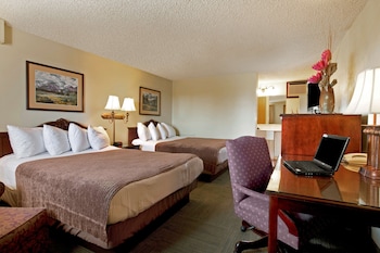 Standard Room, 2 Queen Beds, Non Smoking, Refrigerator & Microwave