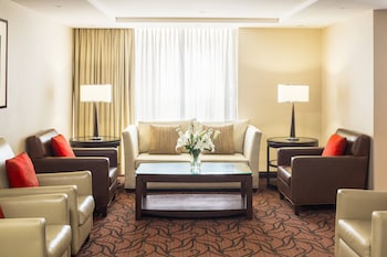 Club Room, 1 King Bed, City View