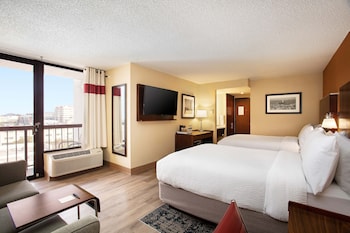 Deluxe Room, 2 Double Beds, Corner (Balcony)