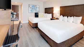 Standard Room, 2 Queen Beds, Non Smoking, Refrigerator & Microwave