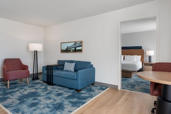 Suite, 1 King Bed with Sofa bed, Microwave