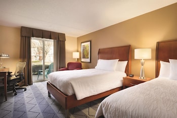 Two double beds scenic view